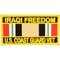 Eagle Emblems Patch-Iraqi Freedom US Coast Guard Service Ribbon (4&#x22;X2-1/8&#x22;)